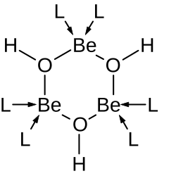 Trimeric hydrolysis product of beryllium dication[note 5]
