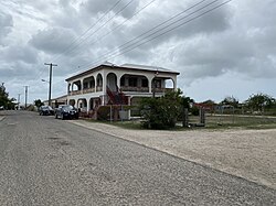 The headquarters of the Secretary of the Barbuda Council in Codrington