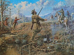 The Death Of John Bozeman by Edgar Samuel Paxson