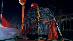 Chang'e 5 return capsule transported back to CAST, where the sample container was unsealed