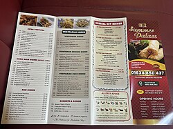 In many countries restaurants are required to display possible food allergens list on the menu.