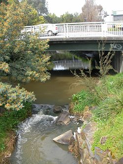Olinda Creek at Lilydale, an upper tributary of the Yarra