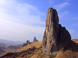 Volcanic plug near Rhumsiki, Cameroon.