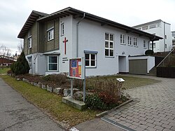Methodist chapel at the foot of the Achalm mountain, Baden-Württemberg