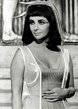 Taylor as Cleopatra in Cleopatra