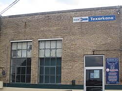 Amtrak station in Texarkana, 2012