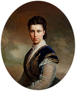 Maria Feodorovna by Ivan Tyurin (1869)
