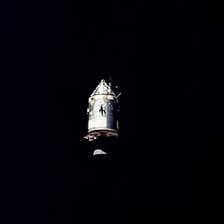 Kitty Hawk in lunar orbit