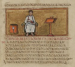 A 5th-century portrait of Virgil from the Vergilius Romanus