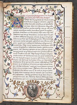 Cicero's Philippics, 15th-century manuscript, British Library