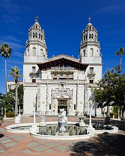 The Hearst Castle in San Simeon, California