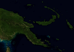An enlargeable satellite image of Papua New Guinea