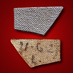Samples of the Spirit's linen covering