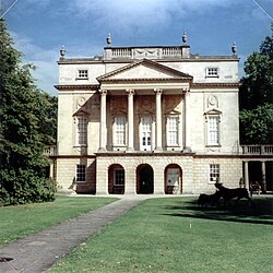A photo of the Holburne Museum of Art, Bath, taken with 126 film and illustrating the square format.
