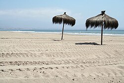 The beaches, the main economic resource in tourism.