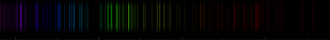Color lines in a spectral range