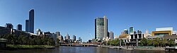 The development of Southbank's Promenade epitomises the recent revival of the Yarra as the capital's new Central Activities District.