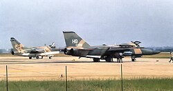 Korat RTAFB A-7D F-111 on Alert Ramp during SS Mayaguez Operation, May 1975
