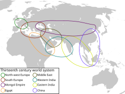 The 13th century world-system