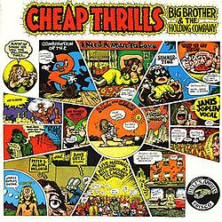Crumb cover artwork for the 1968 Big Brother and the Holding Company album Cheap Thrills
