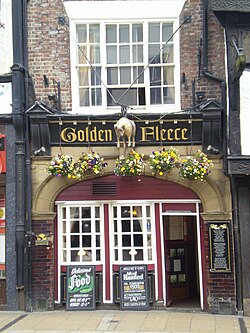 The Golden Fleece Inn in York, England
