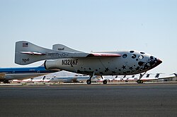 SpaceShipOne, first private sub-orbital spaceplane
