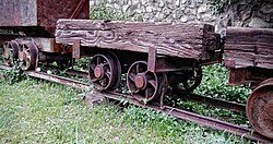 Old mine cars, Mogollon