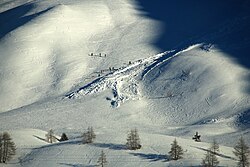 Avalanche on Simplon Pass (2019)