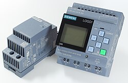 Compact PLC with 8 inputs and 4 outputs
