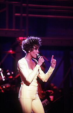 Houston's vocal ability earned her the nickname "the Voice".