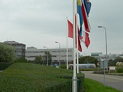 ESTEC buildings in Noordwijk, Netherlands.