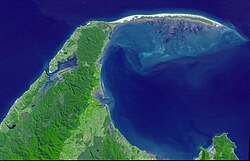 Farewell Spit, on New Zealand's South Island