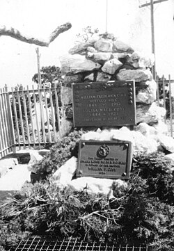 Cody's grave in Golden, Colorado, in 1927