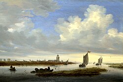 Salomon van Ruisdael, "View of Deventer" (1657).