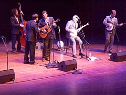 Martin playing with the Steep Canyon Rangers in Seattle in November 2009