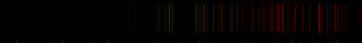 Color lines in a spectral range