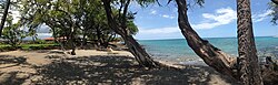 Anaehoʻomalu Beach panorama