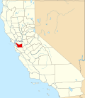 Alameda County map
