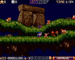 Screenshot from the Amiga version