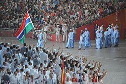 The Gambia at the 2008 Summer Olympics - Opening Ceremony - Beijing, China