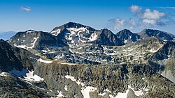 Kamenitsa Peak erosion in Pirin mountain, Bulgaria