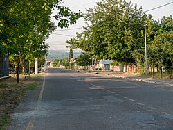 A street in Oğuz, Azerbaijan
