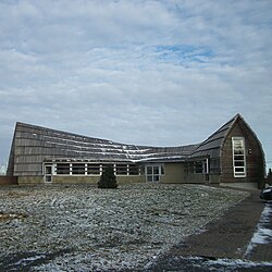 The Pictou Landing Health Centre takes its inspiration from long houses and traditional methods of construction