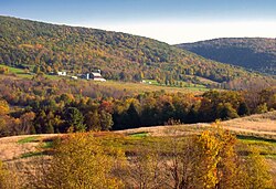 Autumn in North Branch Township in Wyoming County in October 2011