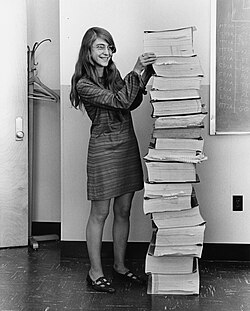 Margaret Hamilton wrote guidance code for the Apollo moon landings