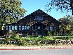 Lundblad's Lodge in Saratoga, where the family lived for a while