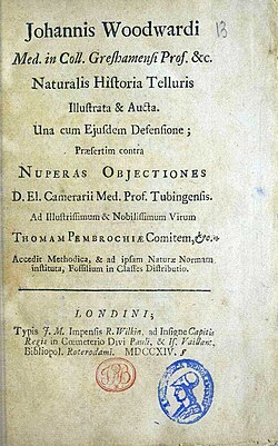 Naturalis historia telluris illustrata et aucta, 1714