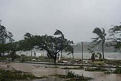 Devastation caused by Cyclone Pam in 2015