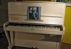 The 1910 piano on which John composed his first five albums