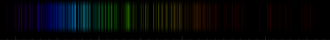 Color lines in a spectral range